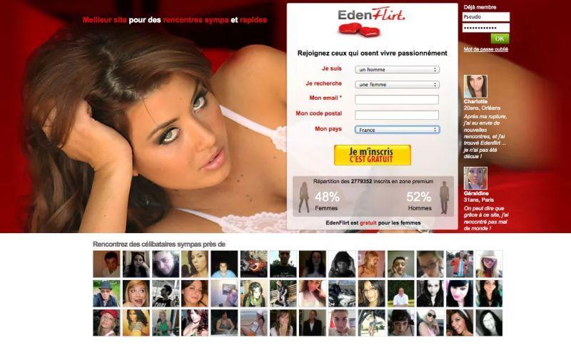 Avis sur EdenFlirt.com: un site de rencontre sexuelle légitime